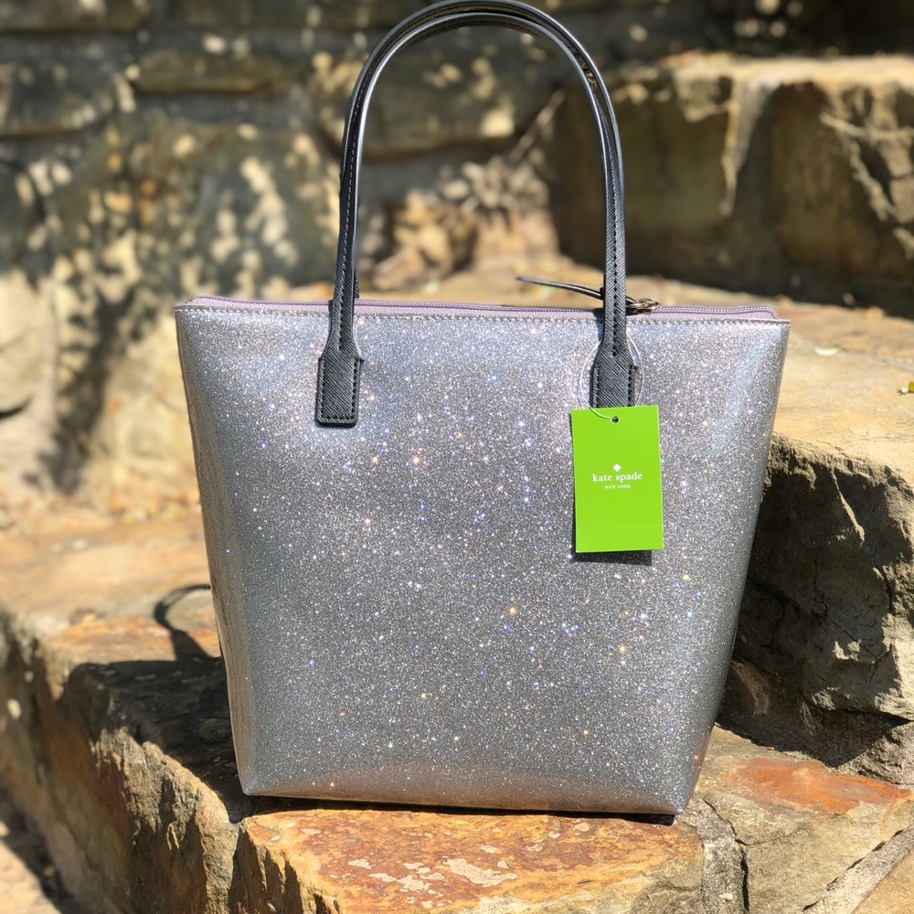 Kate Spade Jeralyn Mavis Street Tote Glitter - Picture 5 of 8